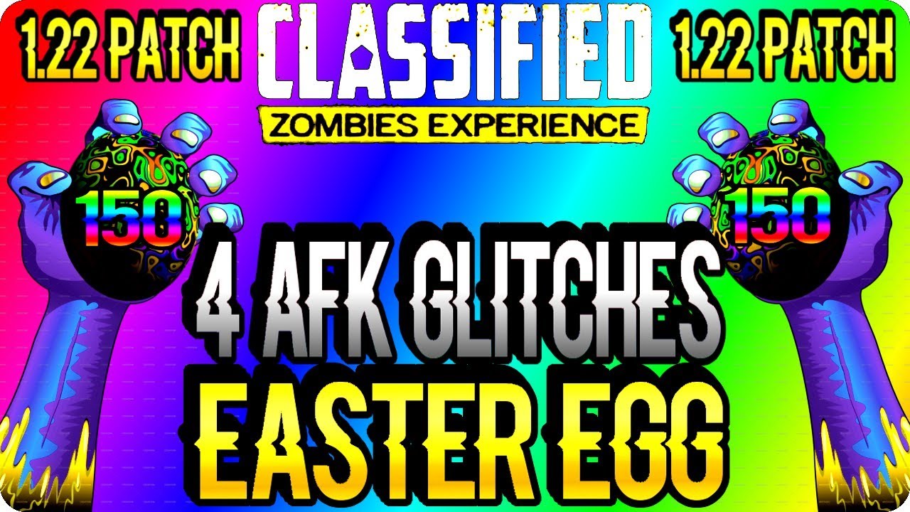BO4 Zombie Glitches: 4 Solo AFK Glitches For Classified 150 Easter Egg - Black Ops 4 Zombie Glitches