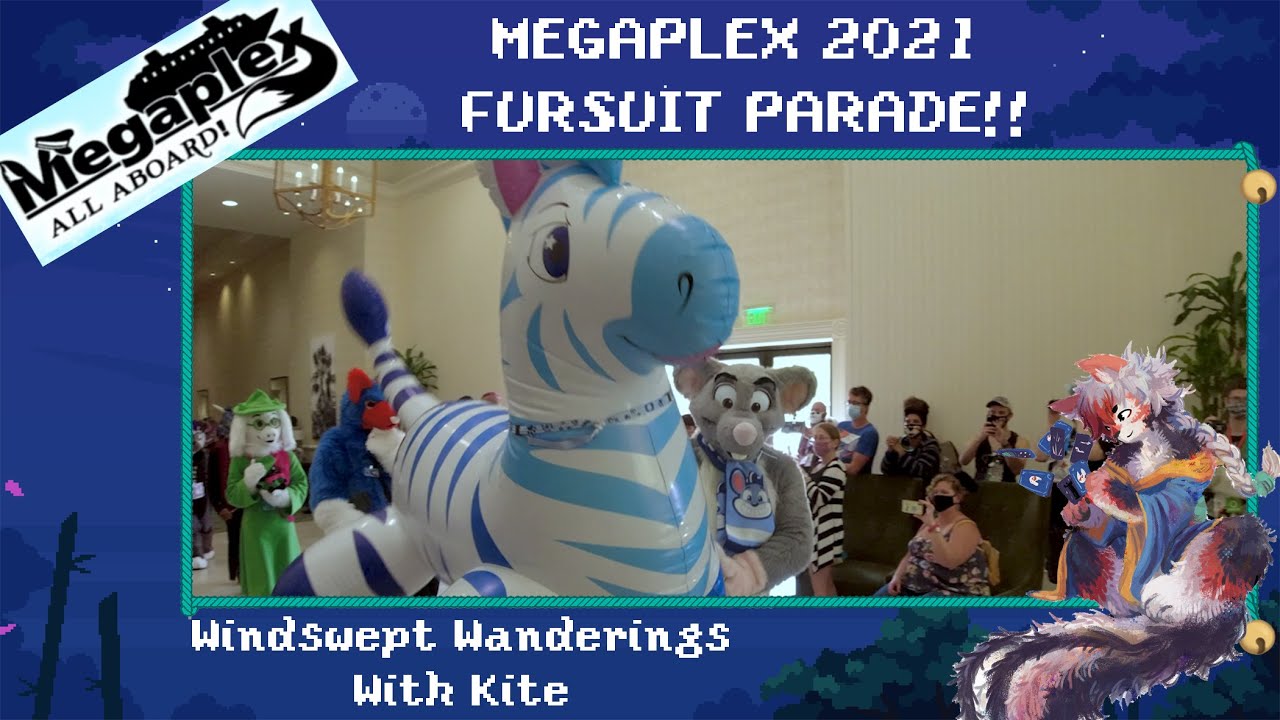 [4k] Megaplex 2021 | Fursuit Parade Plus Post-Parade Shots | Furry Convention Fursuit Footage