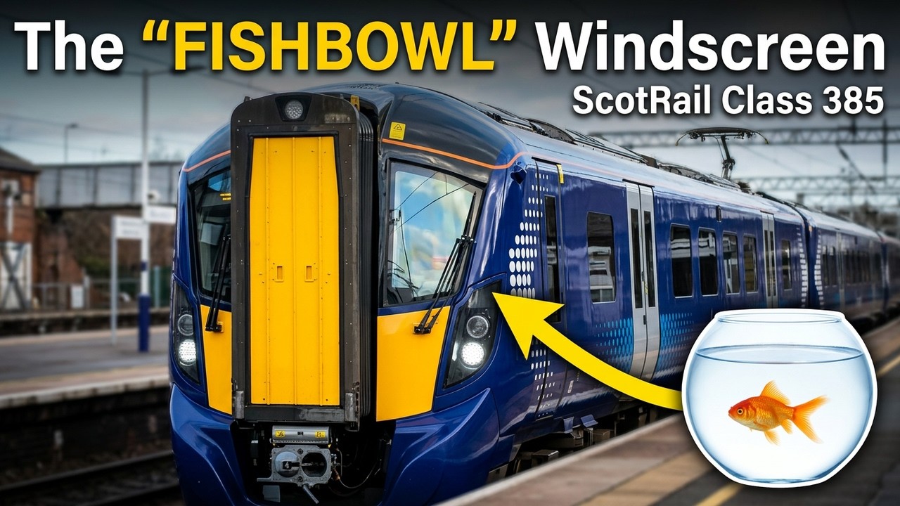 ScotRail Class 385 Fishbowl Windscreen - First Look #class385 #scotrail #fyp