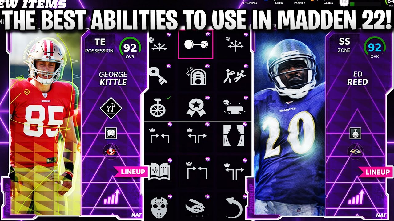 THE BEST ABILITIES TO USE IN MADDEN 22! WHICH ABILITIES YOU NEED! | MADDEN 22 ULTIMATE TEAM