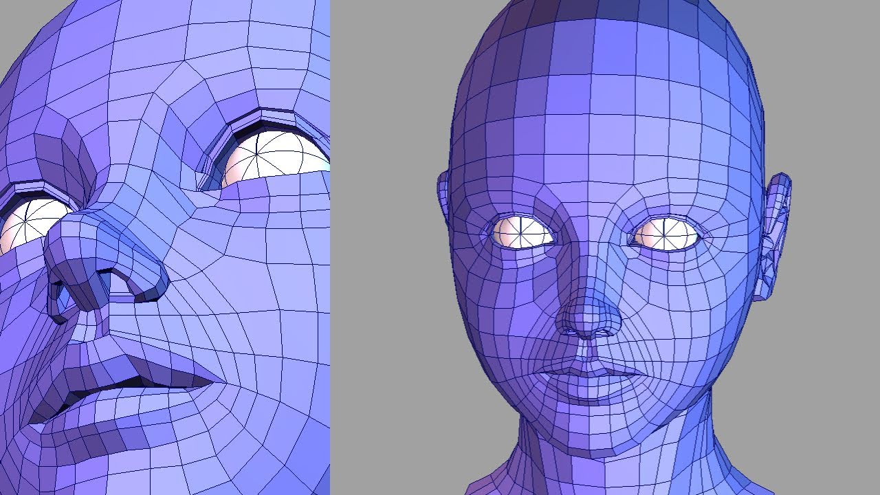 Human Head Modeling : Slow Reproduction Version
