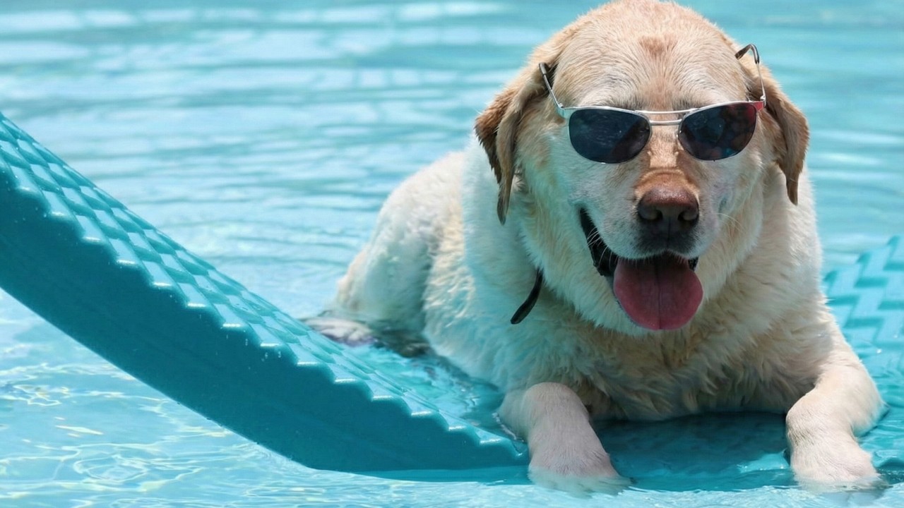 Забавные видеоролики с собаками породы лабрадор-ретривер.
