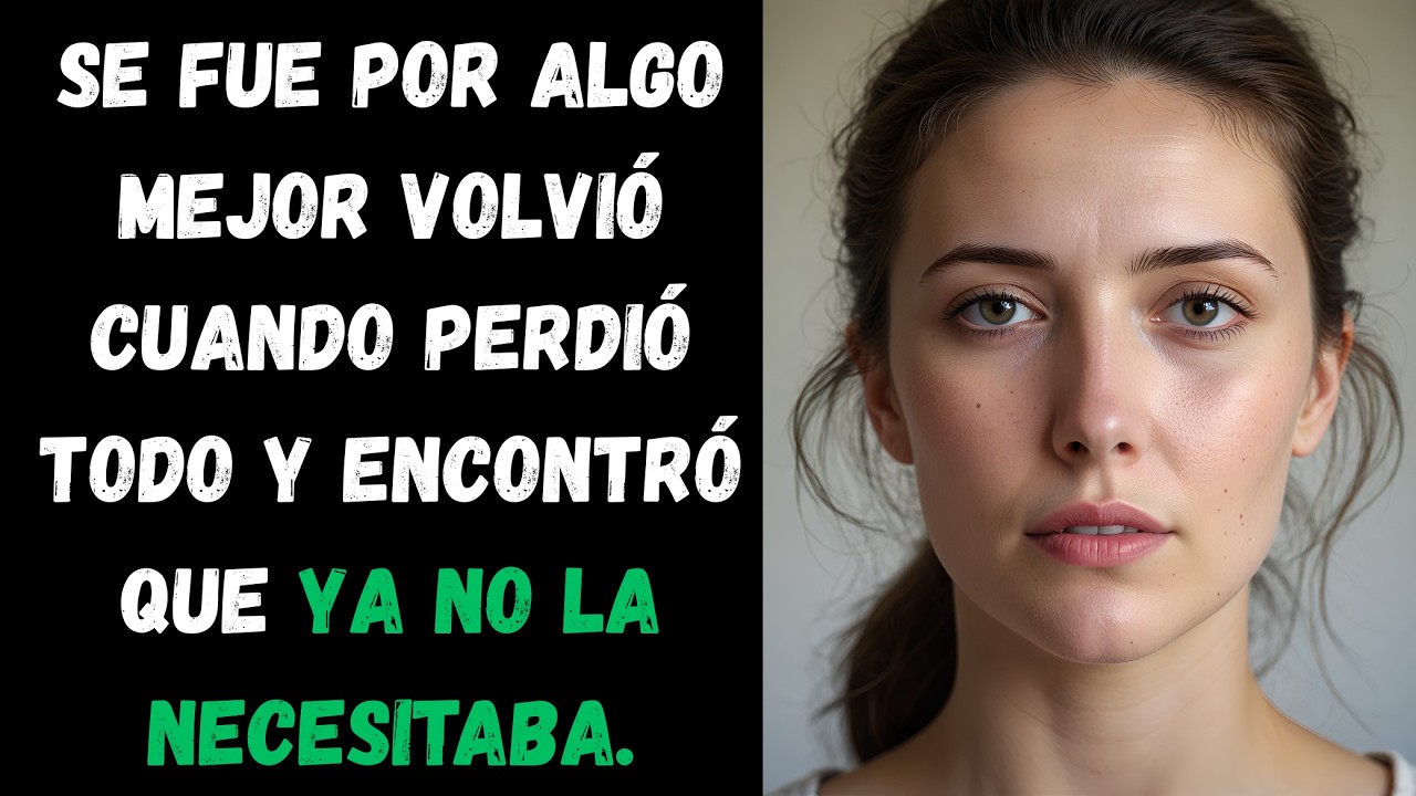 Se fue buscando algo mejor y regresó cuando ya no tenía a dónde ir