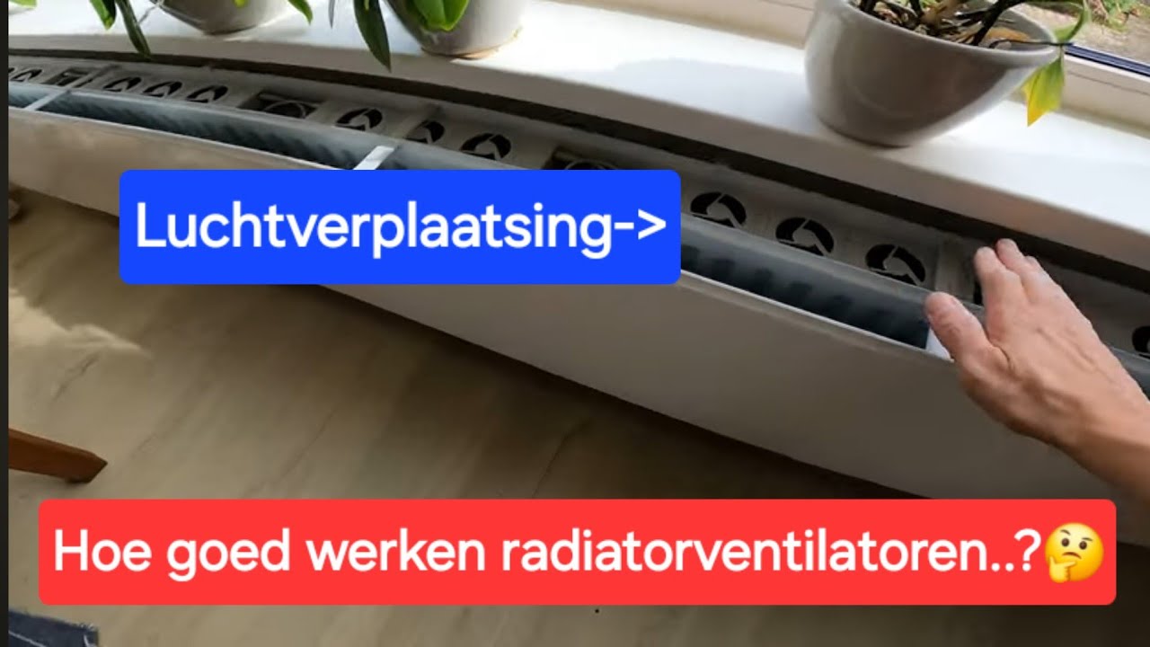 Bespaar op je energierekening.. plaats een radiator ventilator..👍🏻