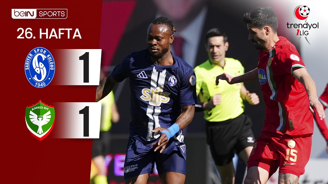 Sarıyer (1-1) Amed Sportif Faaliyetler | 26. Hafta Maç ÖZETİ | Trendyol 1. Lig - 2025/26