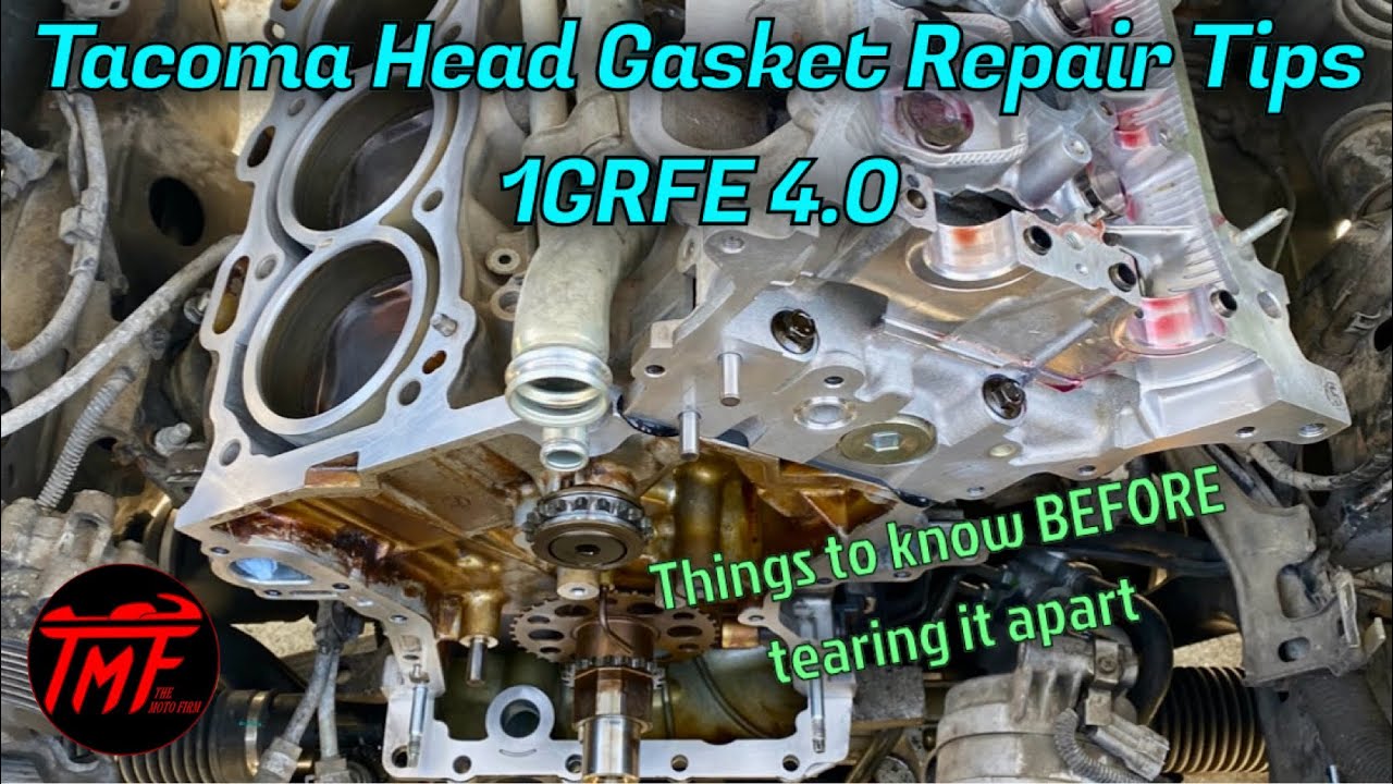 Tacoma 4.0 head gasket repair tips! (1GRFE)