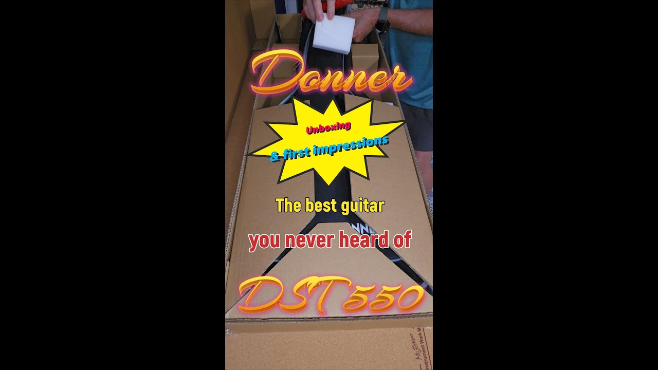 Donner DST550 unboxing & first impressions