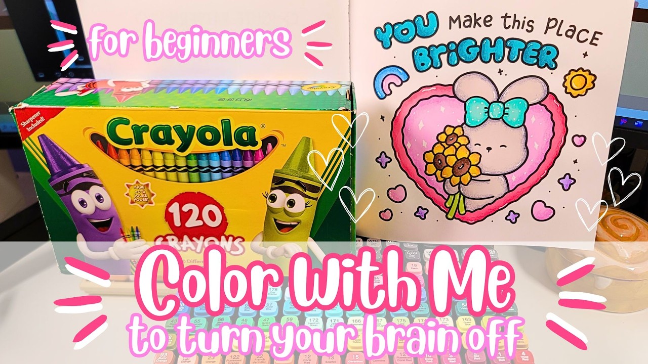 Color With Me For Beginners With Relaxing Music🎵🌻 | Cozy Vibes by Coco Wyo | #adultcoloringchannel