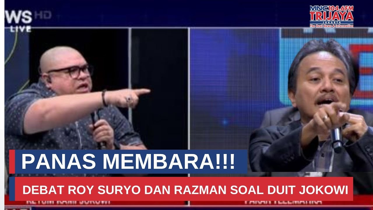 Panas! Disebut Roy Suryo Ambil Receh di Rumah Jokowi, Razman: Duit Saya Lebih Banyak