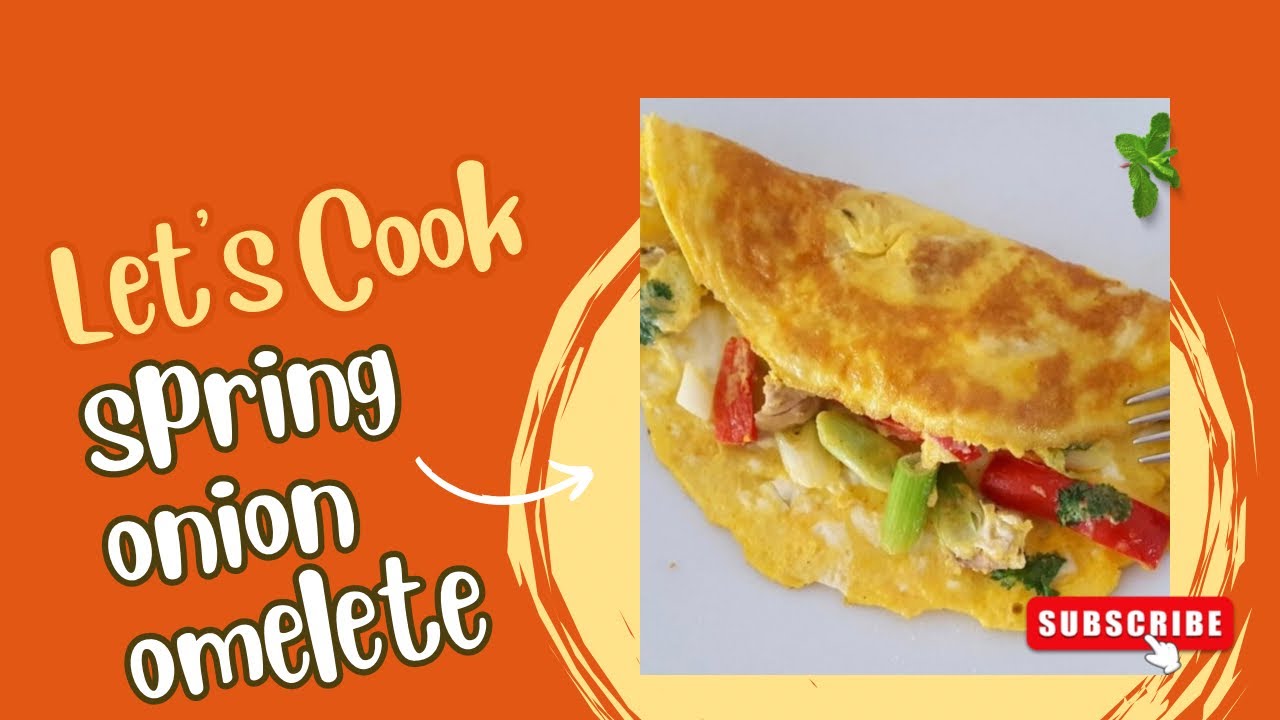 Spring onion omelette | Easy Breakfast recipe | How to make spring onion omelette | 