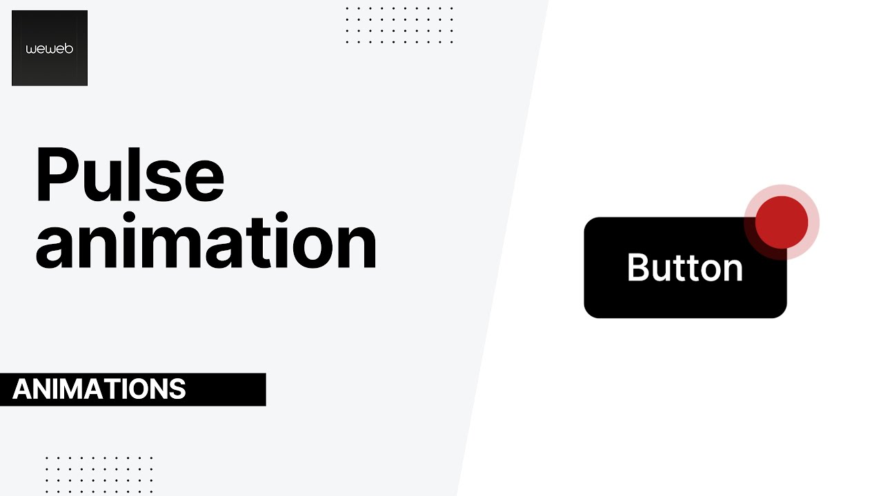 How to create a pulse animation in WeWeb
