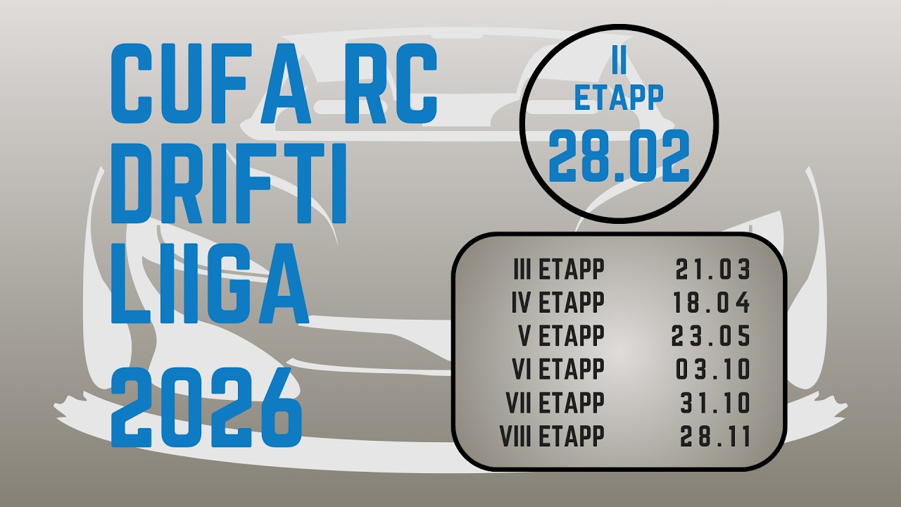CuFa RC Drifti Liiga 2026 - 2. etapp