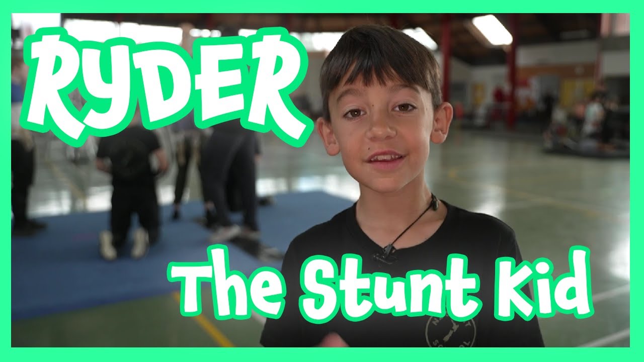 Ryder the Stunt Kid Movie Star! | What Now Out and About