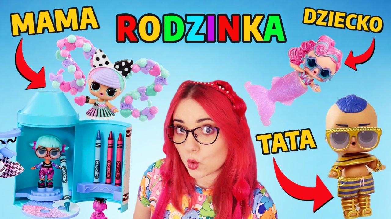 Dziwna RODZINKA LOL Surprise 🧜‍♀️