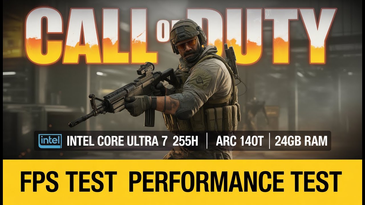 Can Intel Arc 140T Run Warzone? | Core Ultra 7 255H FPS Test