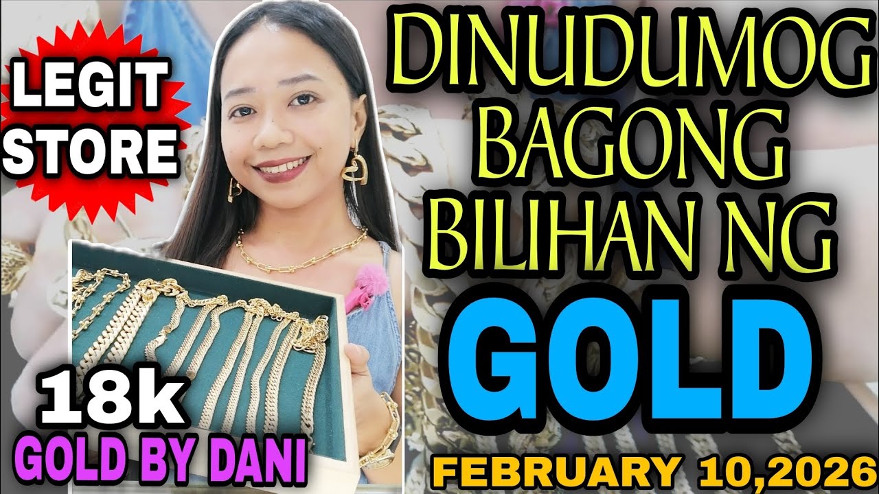 DINUDUMOG BAGONG BILIHAN NG GOLD | GOLD BY DANI | FEBRUARY 10,2026 #gold #jewelry #18kgold #goldjewe