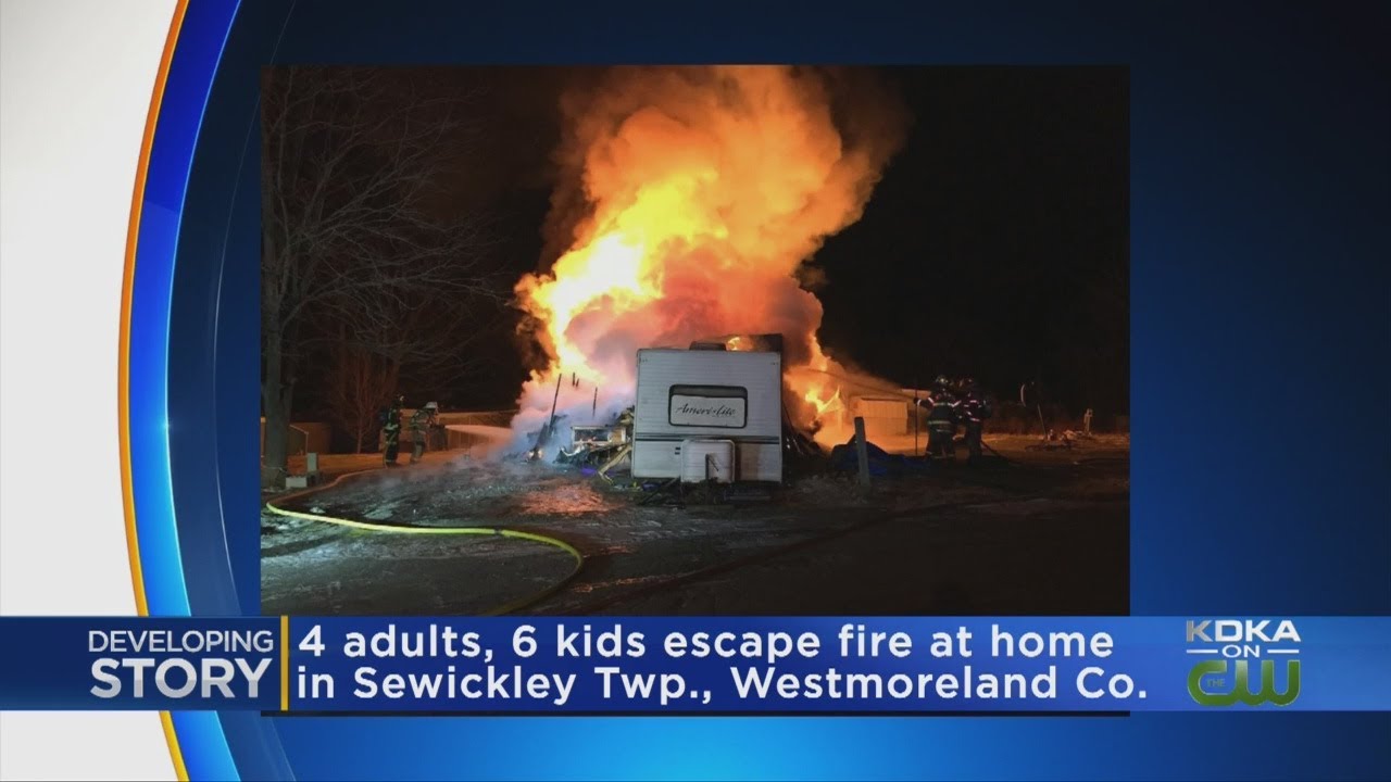 Trailer Catches Fire Overnight In Sewickley Township