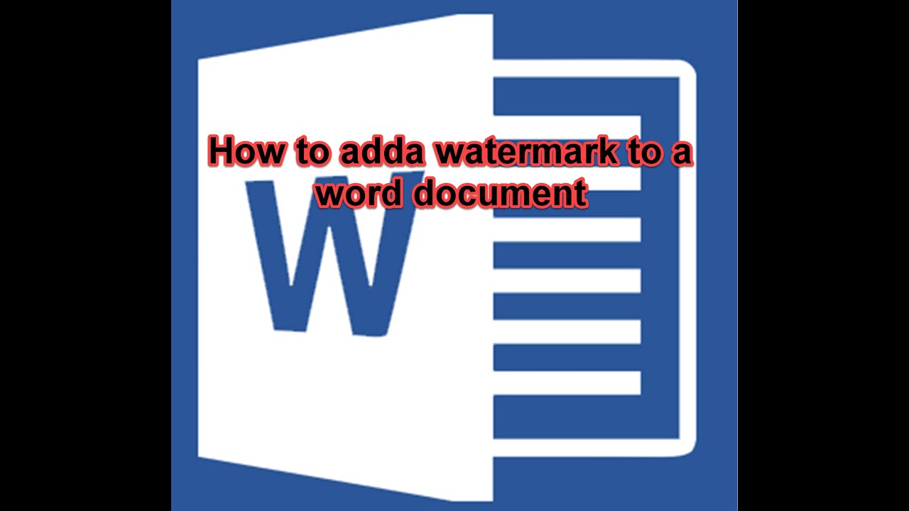 How to insert a logo into word document