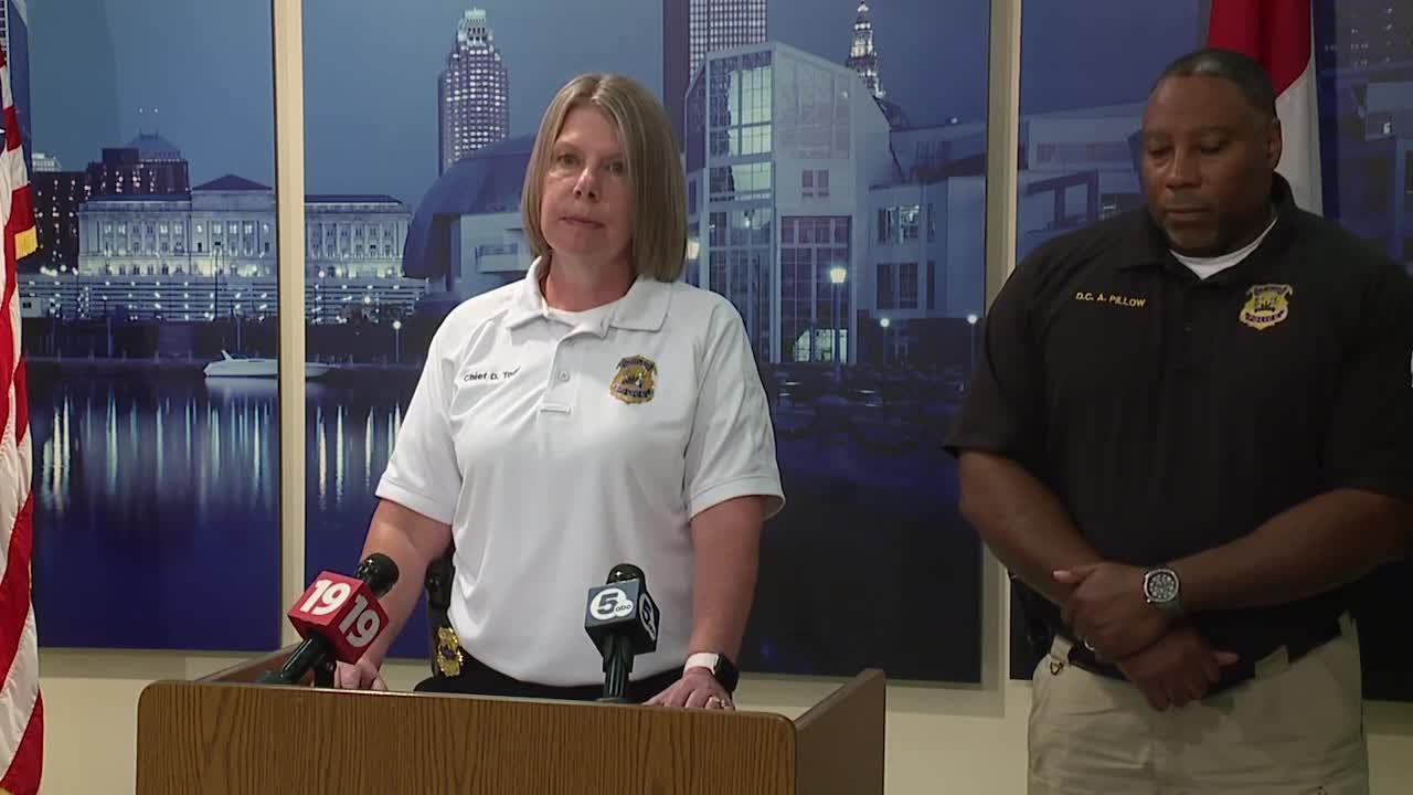 Cleveland Police give update on fatal overnight shootings