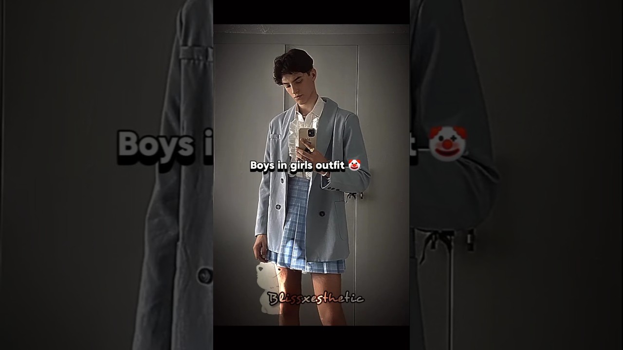 Boys in girls outfit vs girls in boys clothes 