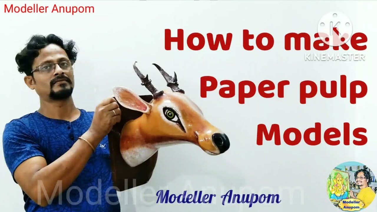 How to make paper pulp model