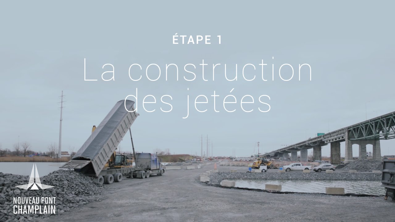 Comprendre les jetées sur le projet du nouveau pont Champlain
