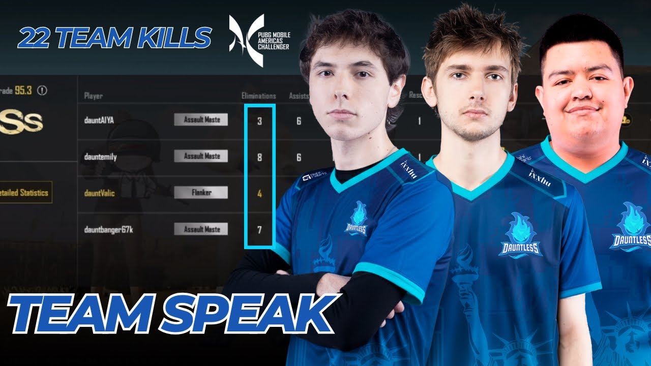 22 убийства PMAC Team Speak | Dauntless | PUBG MOBILE