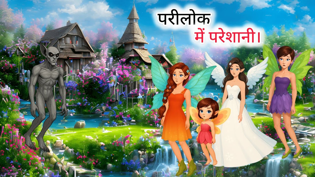 परीलोक मे परेशानी। Parilok me pareshani। Hindi story। Cartoon story। Kukku ki kahani।