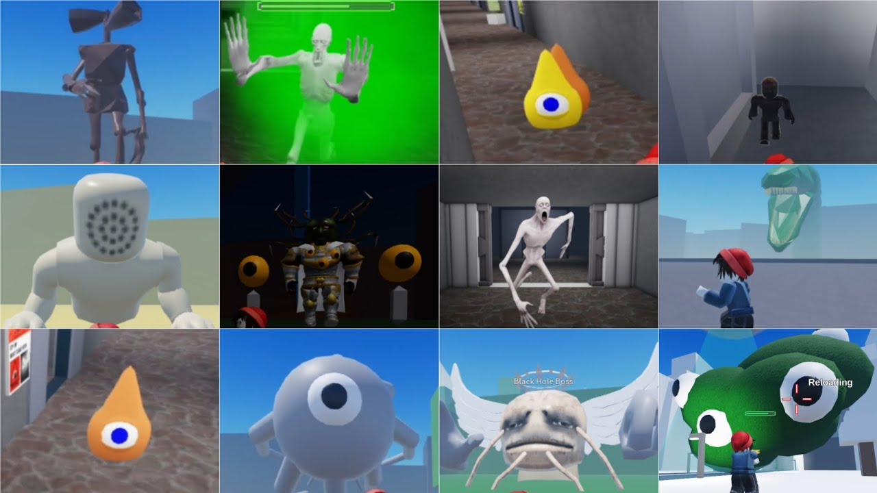 SCP Monster's and SCP Monster's 🧟‍♂️games horror GAME🎮 and big Monster's in video#roblox #scp #viral