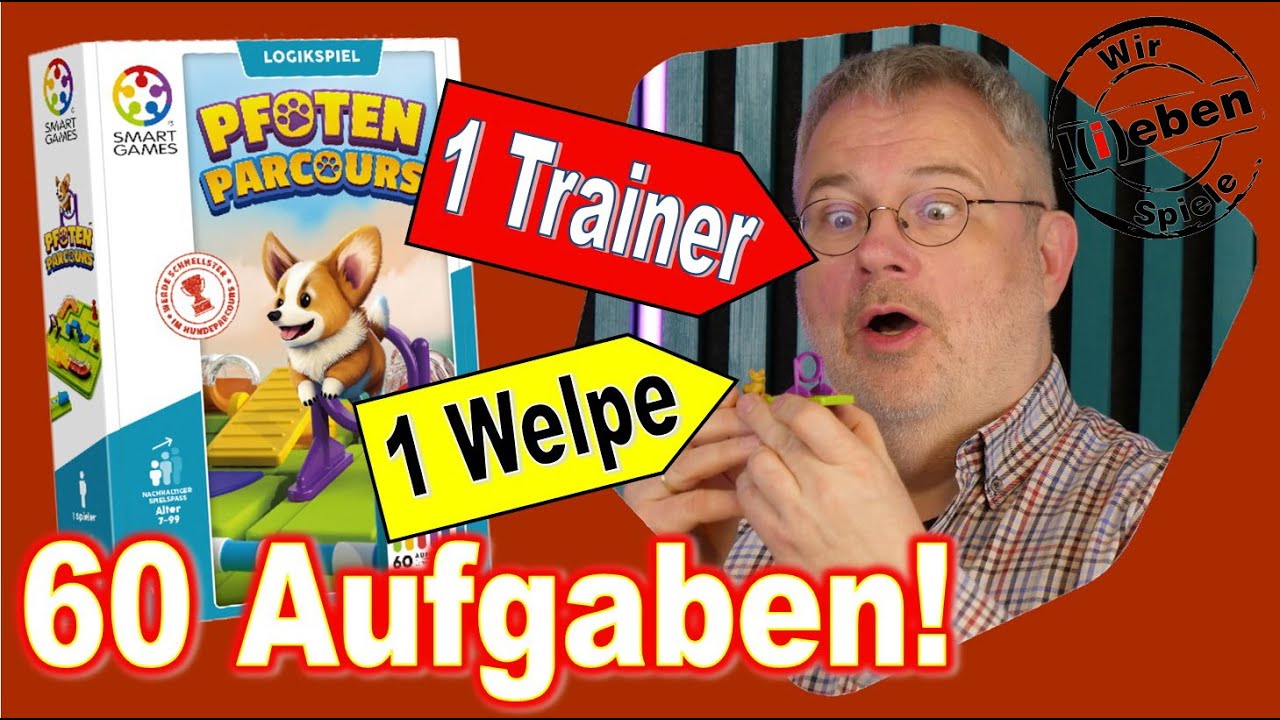 Pfoten Parcours - mit Solitärspiel in der Welpenschule!