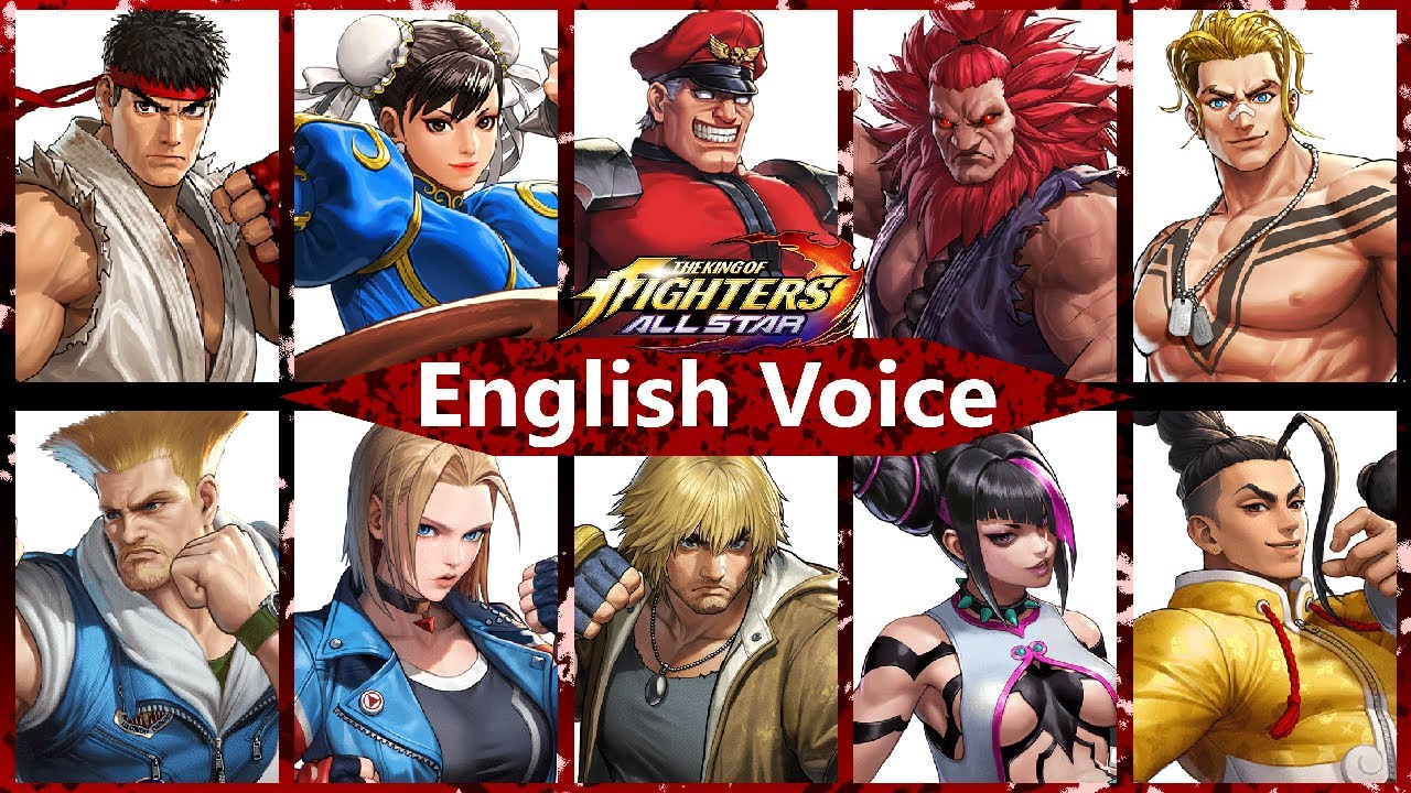 Make Street Fighter Characters in KOF ALLSTAR Have English Voice | KOF ALLSTAR X Street Fighter