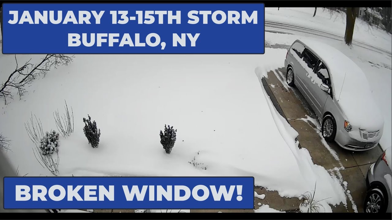 January 13th-15th, 2024 Snow Storm & Heated Driveway Time Lapse - Buffalo NY