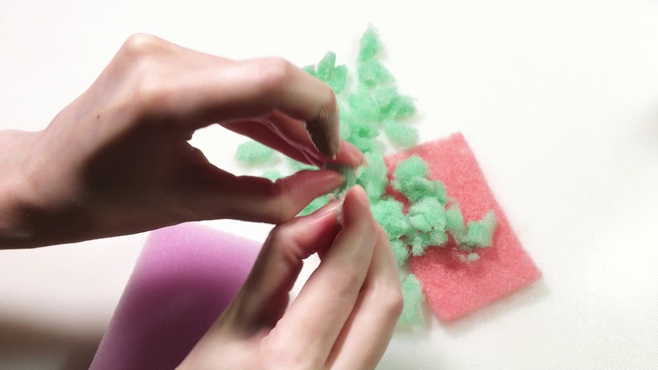ASMR Frozen Sponge & Scour Ripping & Crunching (#ASMRPINKWEEK)