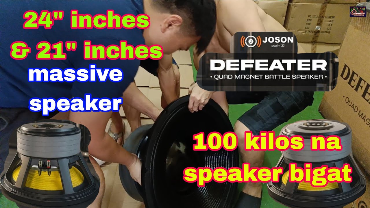 Grabe !😍 100 kilos speaker ng Joson nilabas na | New Joson Defeater Battle speaker