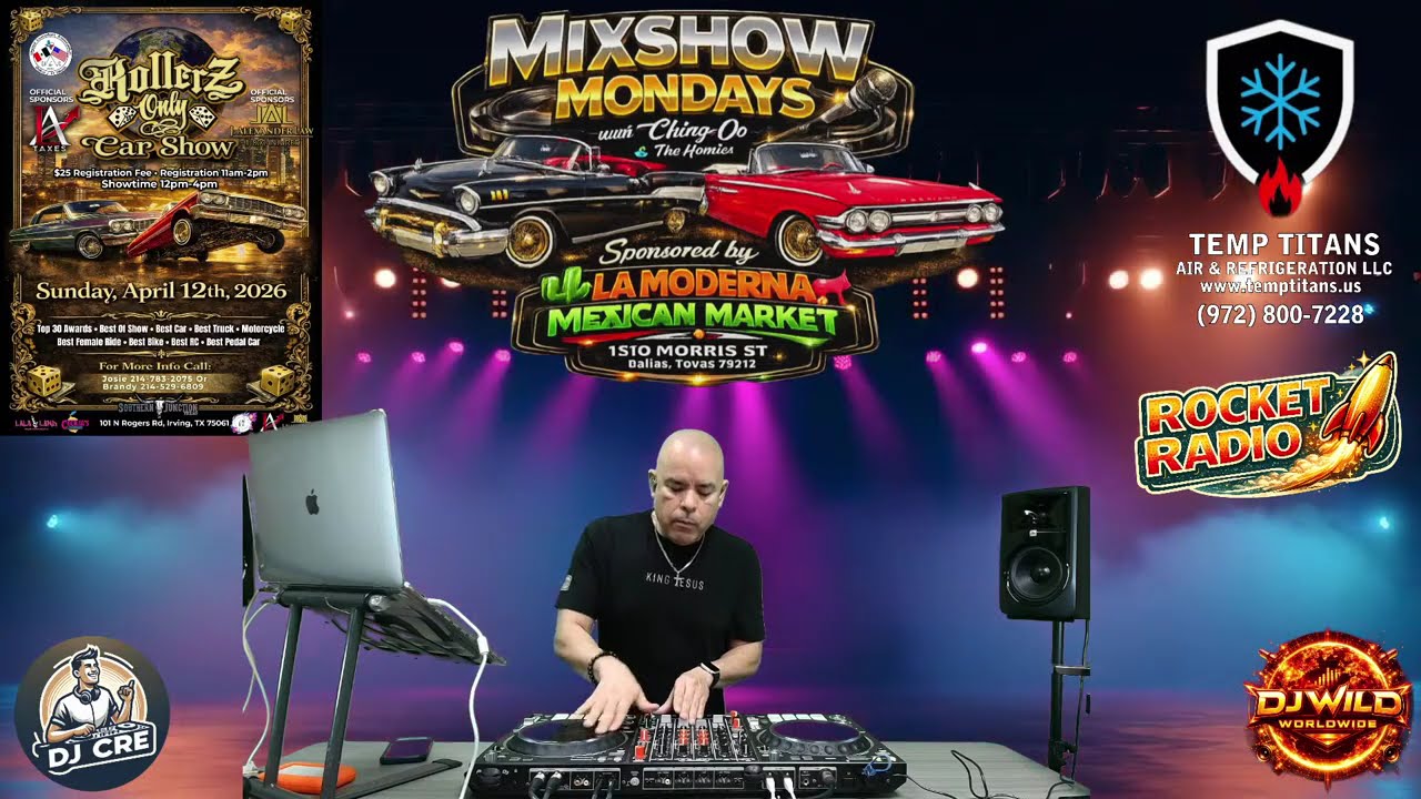 Mixshow Mondays on Rocket Radio, DJ Cre, DJ Wild & DJ Art! Freestyle Mix, Old School, House Mixes!