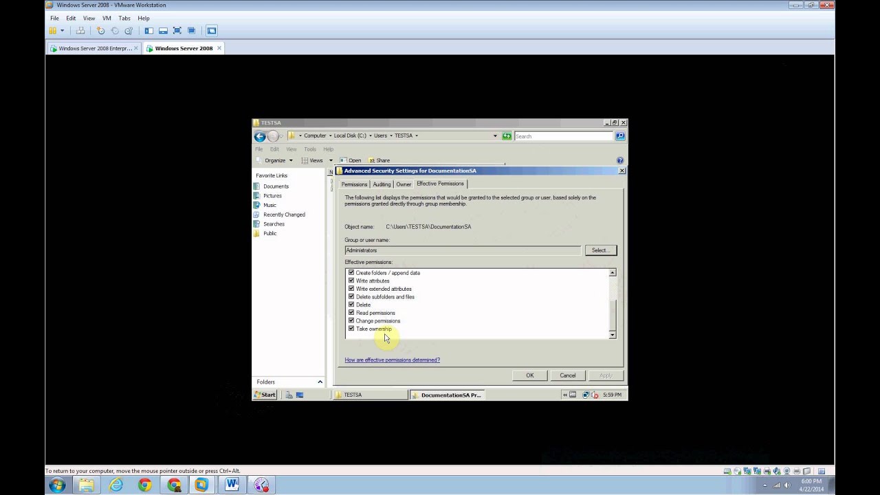 Troubleshooting Permissions 5 9