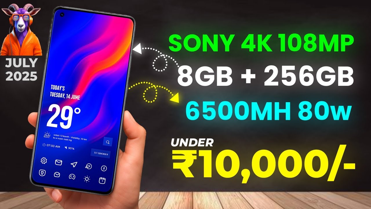 Top 5 Best 5G Phones Under ₹10,000 in India (July 2025) 📱⚡ Budget 5G Kings!
