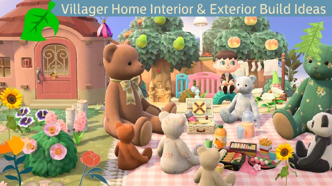 🌿 Touring my Villagers Homes ~ Design & Build Ideas / Animal Crossing New Horizons