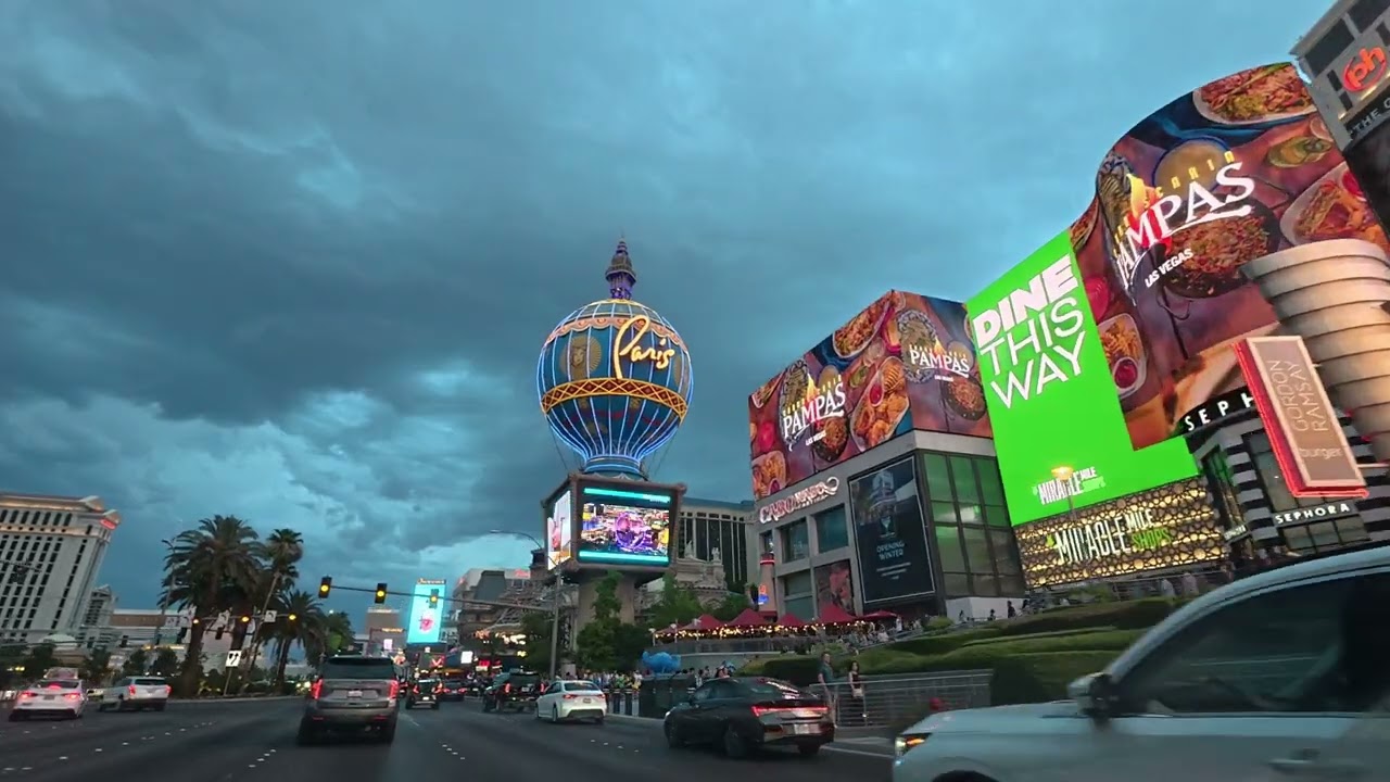 Las Vegas Strip Cruising | July 17, 2025 (raw audio) 4k