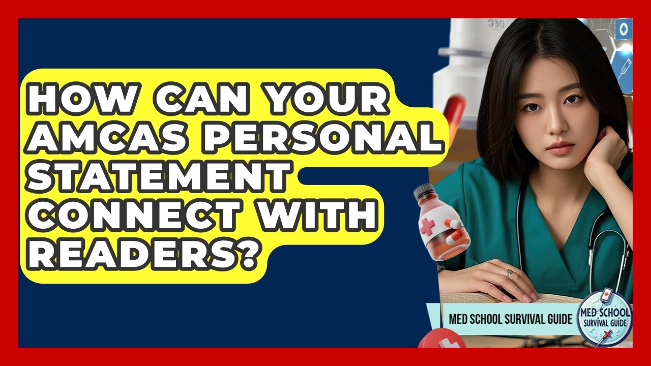 How Can Your AMCAS Personal Statement Connect With Readers? - Med School Survival Guide