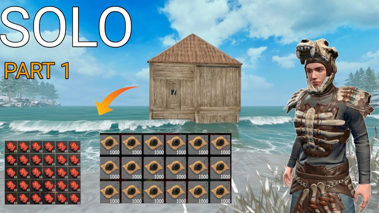 Solo Journey Bloody Rank Max Server  Part 1 Last island Of Survival