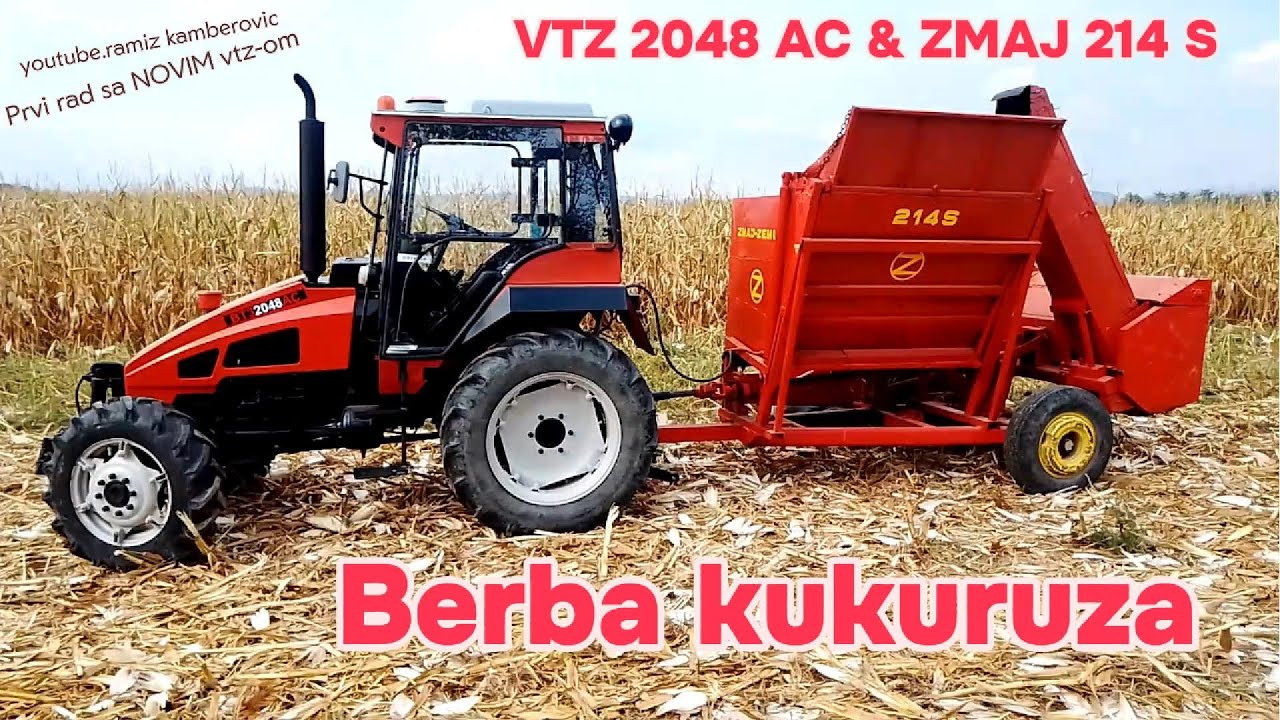 BERBA KUKURUZA SA NOVIM VTZ 2048 AC & ZMAJ 214 S PRVA BERBA U 2024 GODINI