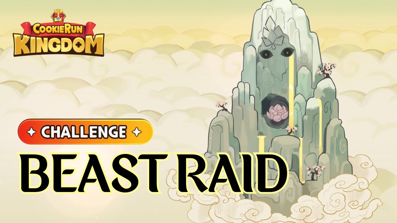 Cookie Run Kingdom - Mystic Flour Beast Raid Easy Pass! 