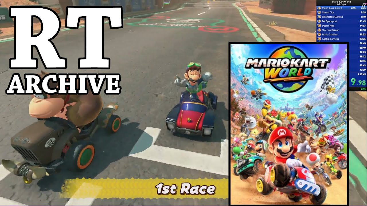 RTGame Streams: Mario Kart World Speedruns [10]