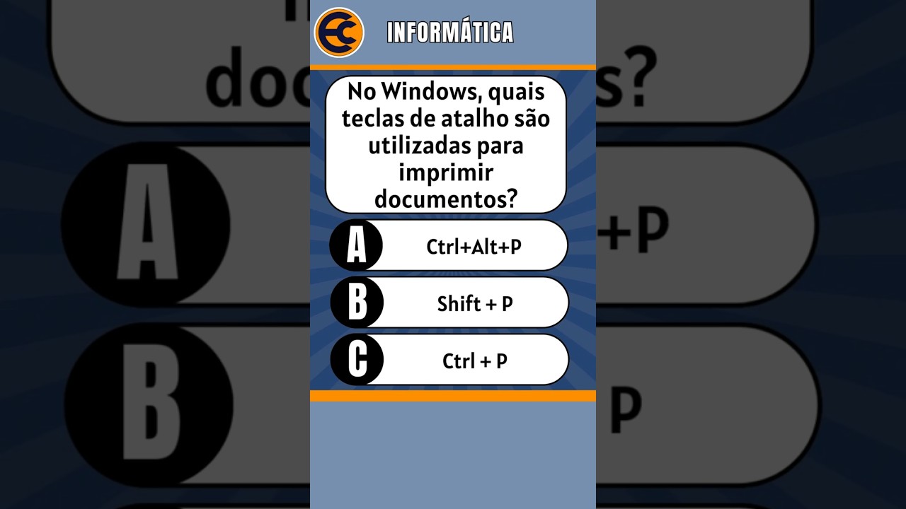 🎯 QUIZ DE INFORM&Aacute;TICA PARA CONCURSOS COM PERGUNTAS E RESPOSTAS. #quiz #quiztime #concursosp&uacute;blicos