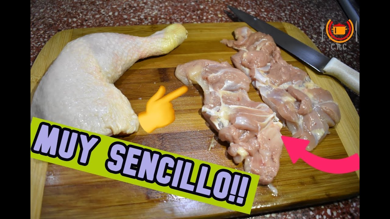 😱 Como  DESHUESAR PATA Y MUSLO De POLLO ( Super Fácil)🍗👍| Cocina De Restaurante En Casa