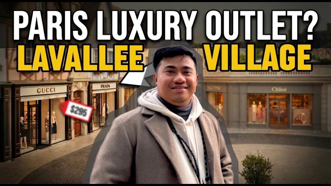 La Vallée Village Paris Outlet Shopping 🇫🇷🛍️ | Luxury Brands for Less? | Travel Vlog