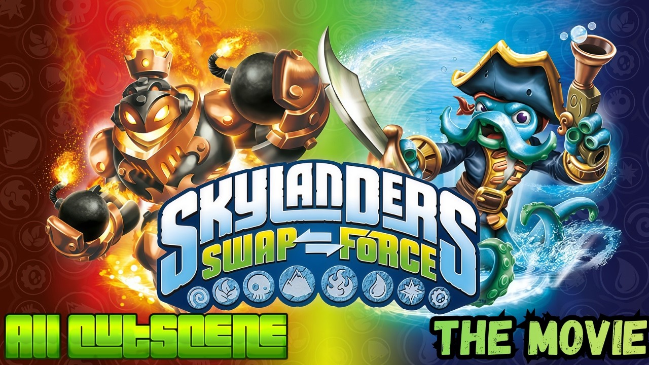 Skylanders: Swap Force - All Cutscene (The Movie)