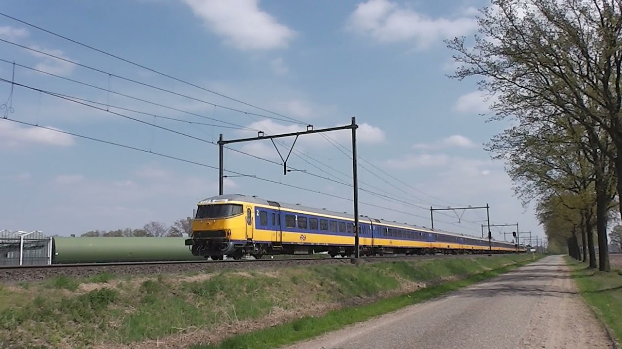 Dutch Trains near Roermond & Venlo in Springtime 2013.