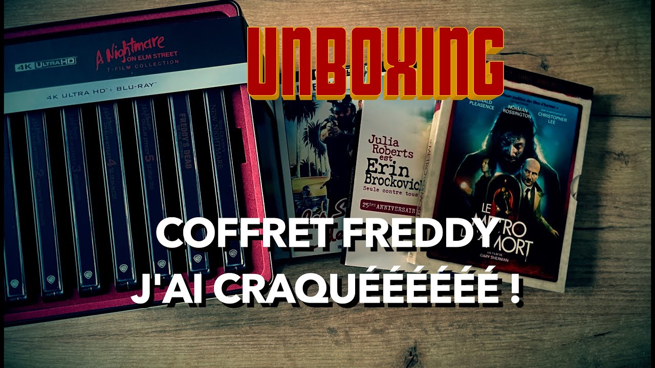 ACHATS DIVERS #19 - Freddy 4K Blu Ray - Unboxing